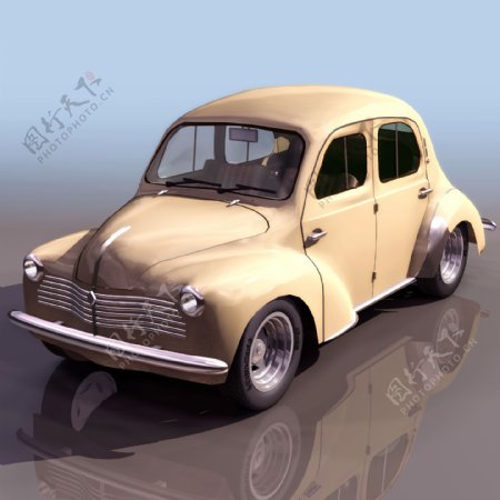 雷诺Renault4cvFrenchPopularCar1946