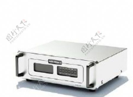 影碟机3d模型电器3d素材4