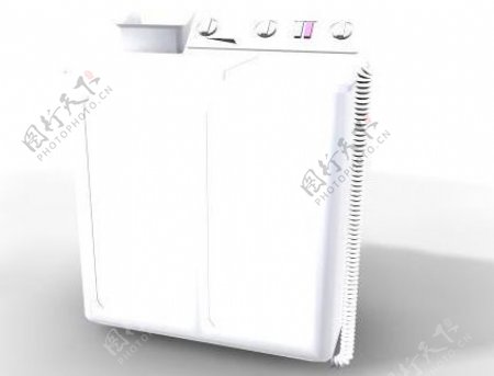洗衣机3d模型电器模型图片21