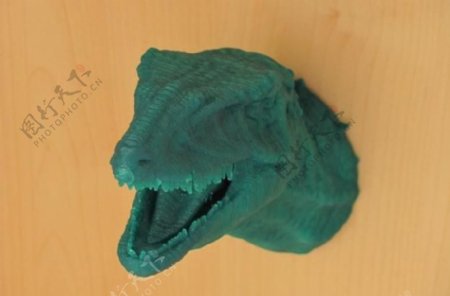 班卓琴的恐龙的头