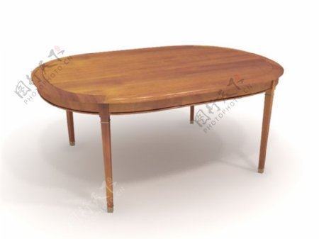 木桌子3模型素材