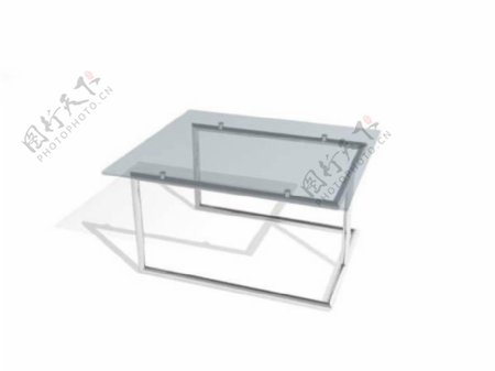 玻璃不锈钢桌子家居家具装饰素材