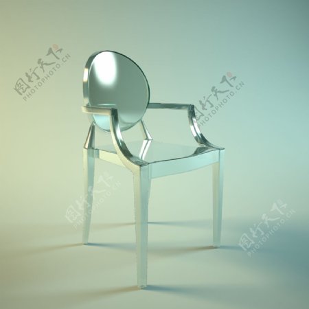 银色椅子