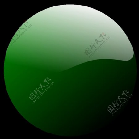 绿色的圆形图标在