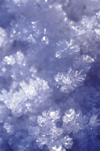 紫色冰晶背景图片