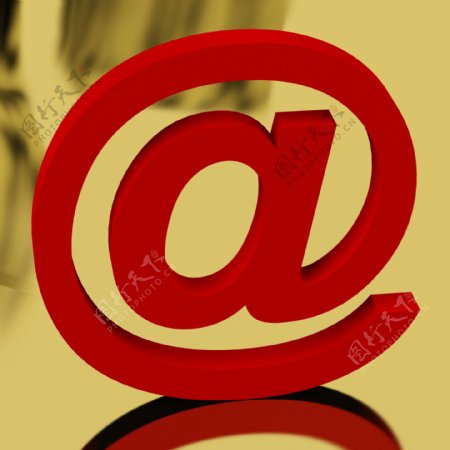 红色代表Internet邮件和电子邮件通信