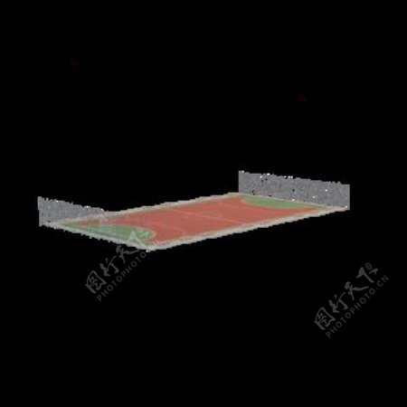 3D篮球场模型