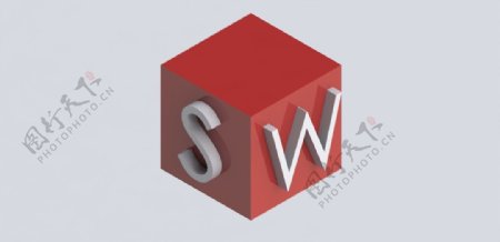 三维软件SolidWorks的标志