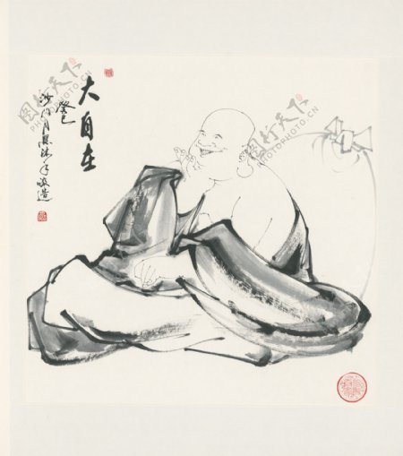 佛教国画图片