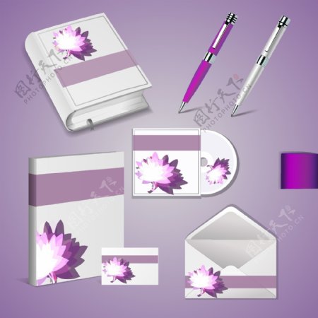 紫色VI设计