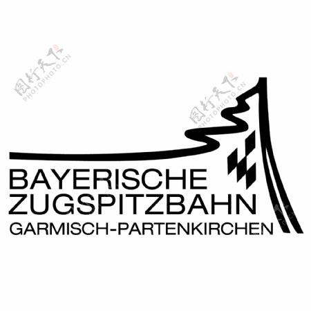 BayerischeZugspitzbahnlogo设计欣赏BayerischeZugspitzbahn旅行社标志下载标志设计欣赏