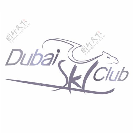 DubaiSkiClublogo设计欣赏DubaiSkiClub体育比赛标志下载标志设计欣赏