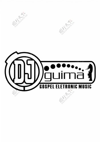 DJGuima2logo设计欣赏DJGuima2摇滚乐队标志下载标志设计欣赏
