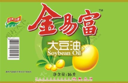 大豆油标签