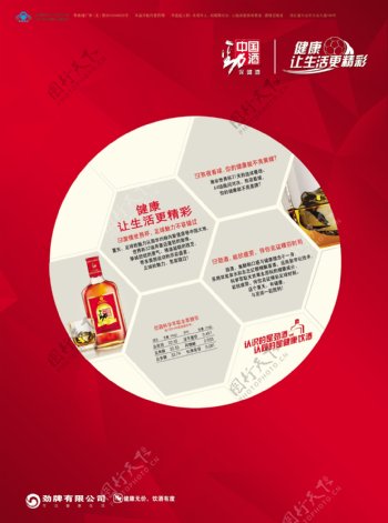 中国劲酒杂志活动海报图片