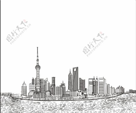 上海景观图图片