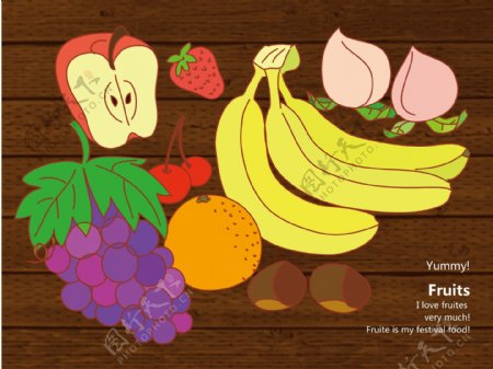水果插画图片
