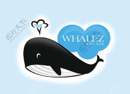 鲸鱼logo通用素材