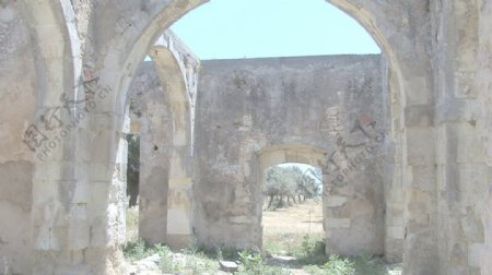 西西里岛被毁的教堂2股票的录像视频免费下载