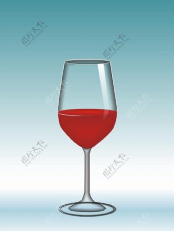自制玻璃红酒杯图片