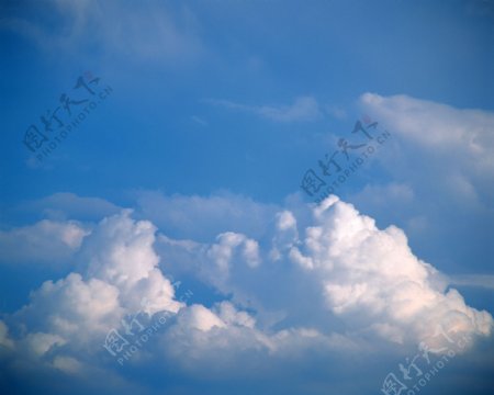 摄影图库自然景观天空云彩天空中看云海