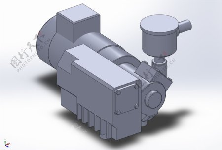 真空泵旋片布希模型00101R5惠普口防爆电机