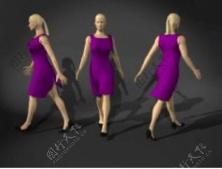 人物女性3d模型设计免费下载3d人体效果39