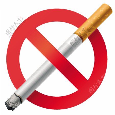 禁止吸烟标志矢量素材