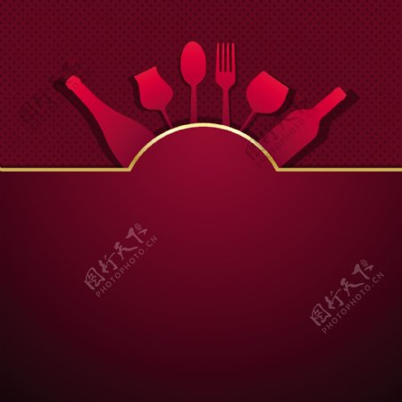 现代餐厅菜单设计图片