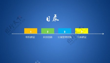 蓝色渐变背景动态谢谢观看PPT