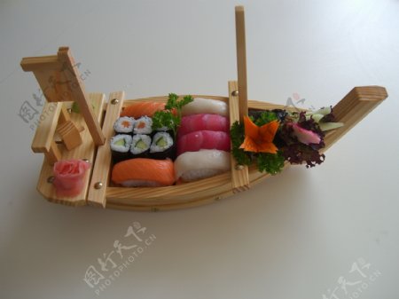 寿司船图片