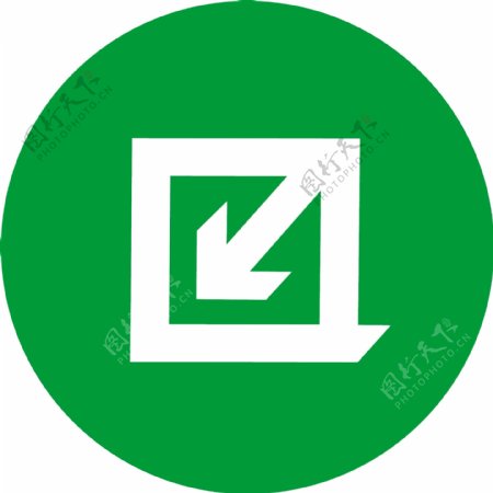 绿色箭头图标