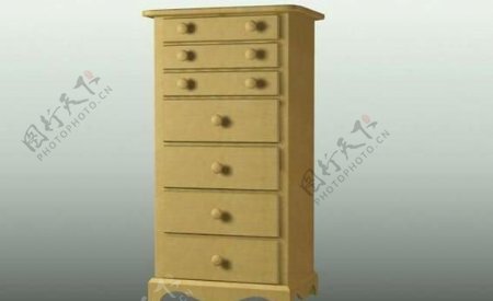 传统家具2柜子3D模型f026