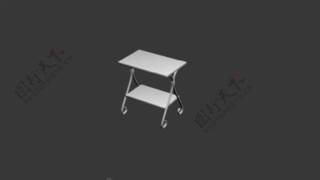 铁艺小桌子模型