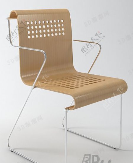 3D简约休闲椅模型