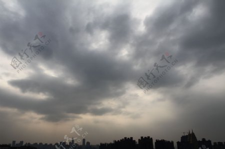 重庆傍晚天空图片