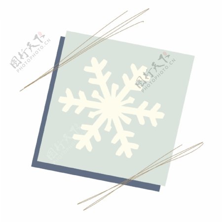 印花矢量图徽章标记抽象雪花色彩免费素材