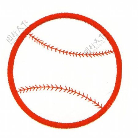 绣花棒球比赛体育运动娱乐活动免费素材