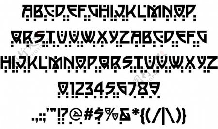 巴拉辛威德字体
