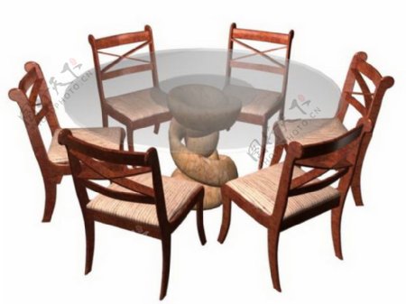 餐桌3d模型家具3d模型47