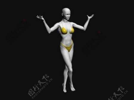 人物女性3d模型设计免费下载女性模型下载51