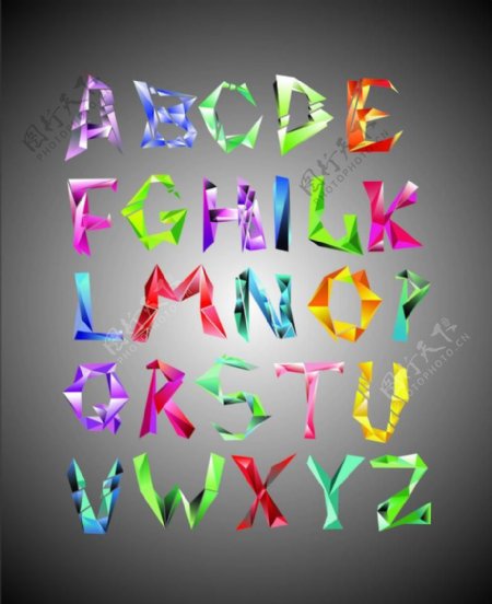 创意造型字母图片