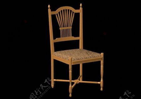 欧式传统椅子家具3D模型素材94