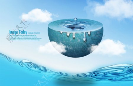 水资源海报图片