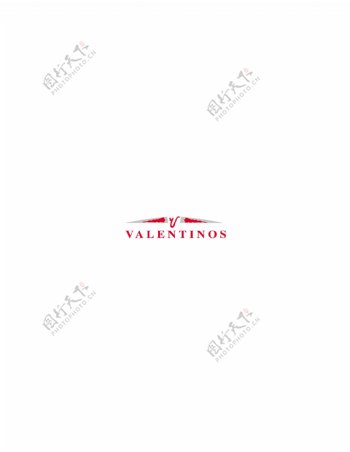 Valentinoslogo设计欣赏Valentinos时尚名牌标志下载标志设计欣赏