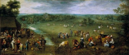 BruegheltheElderJanLavidacampesina161525高清西方古典人物宗教人物神话人物巴洛克艺术油画装饰画