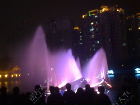 阳江鸳鸯湖音乐喷泉