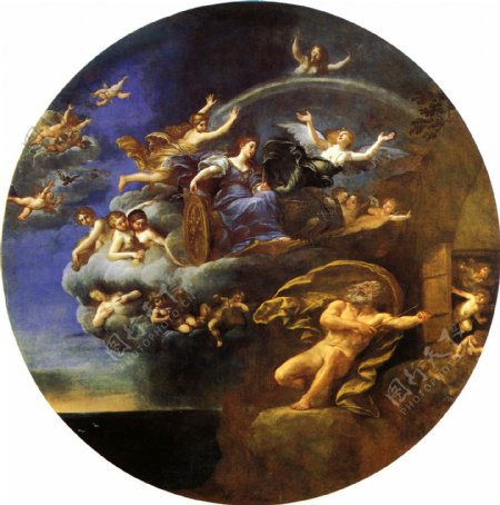 瀹楁暀娌圭敾1高清西方古典人物宗教人物神话人物巴洛克艺术油画装饰画