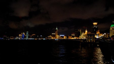 上海的夜景图片