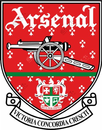足球俱乐部标志英国阿森纳图片